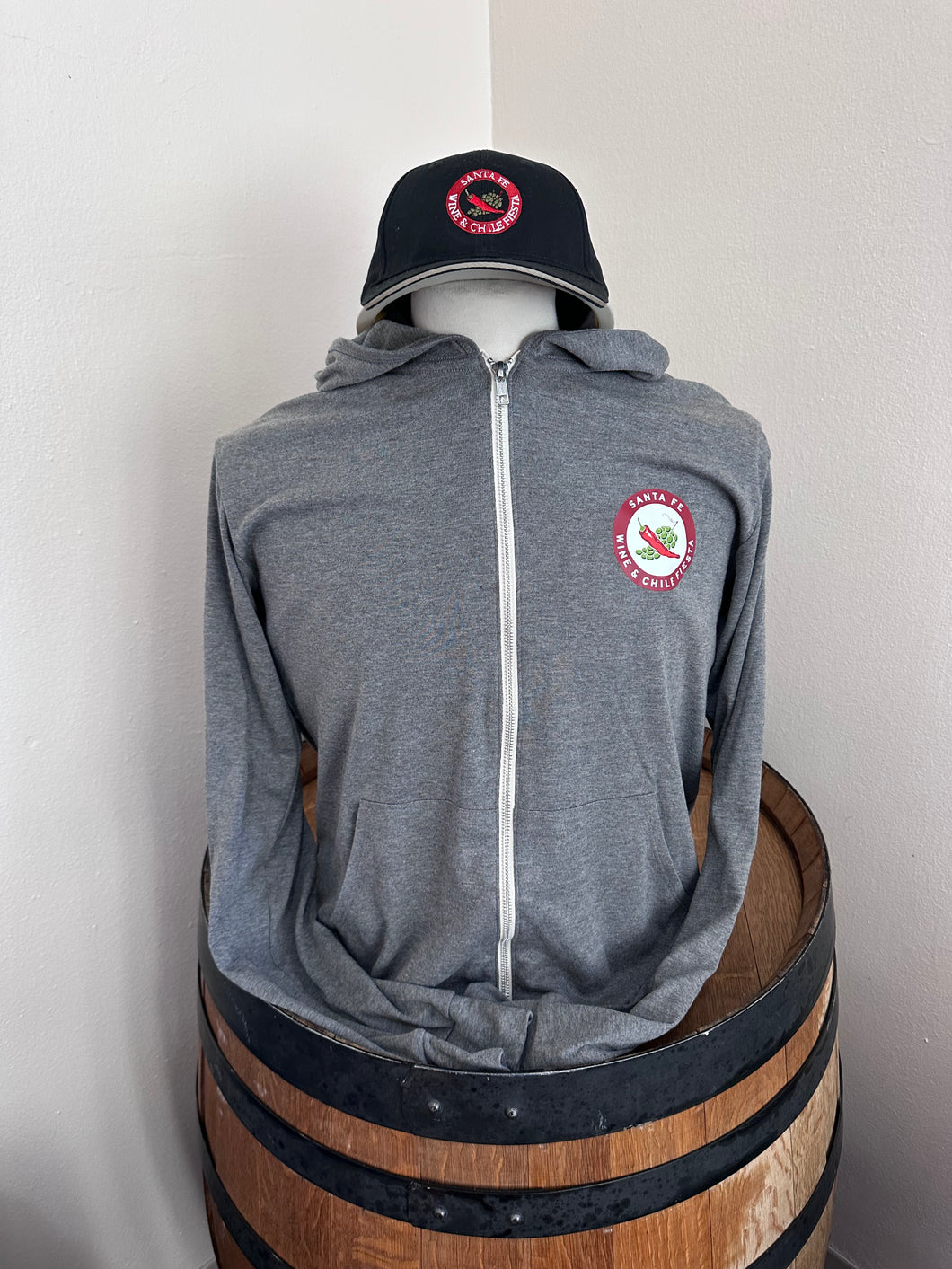 Zip Up Hoodies Gray & Blue